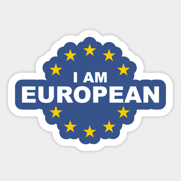 I Am European Sticker by ForTheFuture